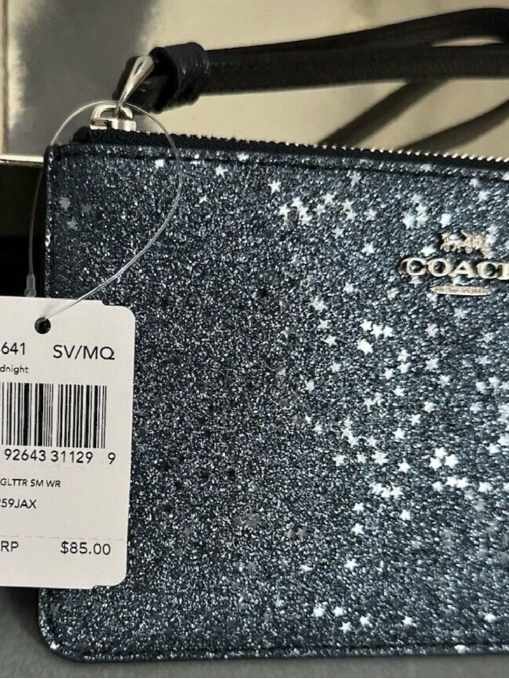 Coach Star Glitter Small Wristlet - Picture 2 of 7